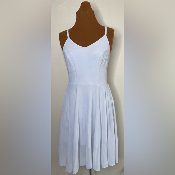 Ellames Summer Dress Spaghetti Strap Cocktail Swing Beach Sundress Size Small - Picture 1 of 10
